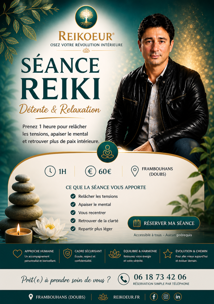 Accompagnement séance reiki reikoeur doubs frambouhans morteau maiche neuchatel pontarlier montbéliard besançon