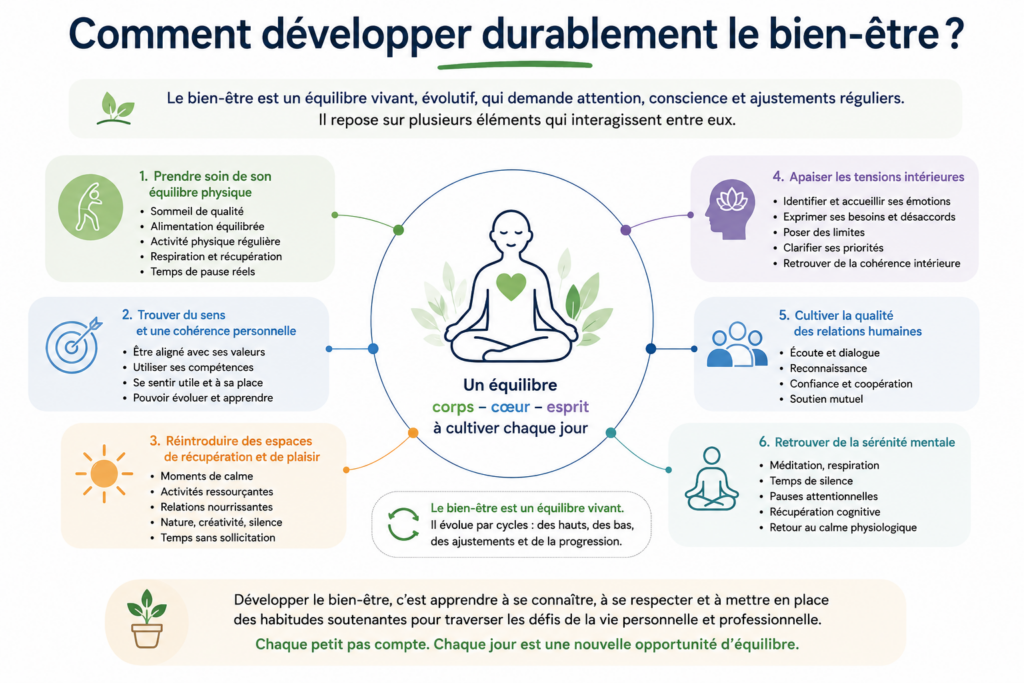 Comment développer durablement le bien-être