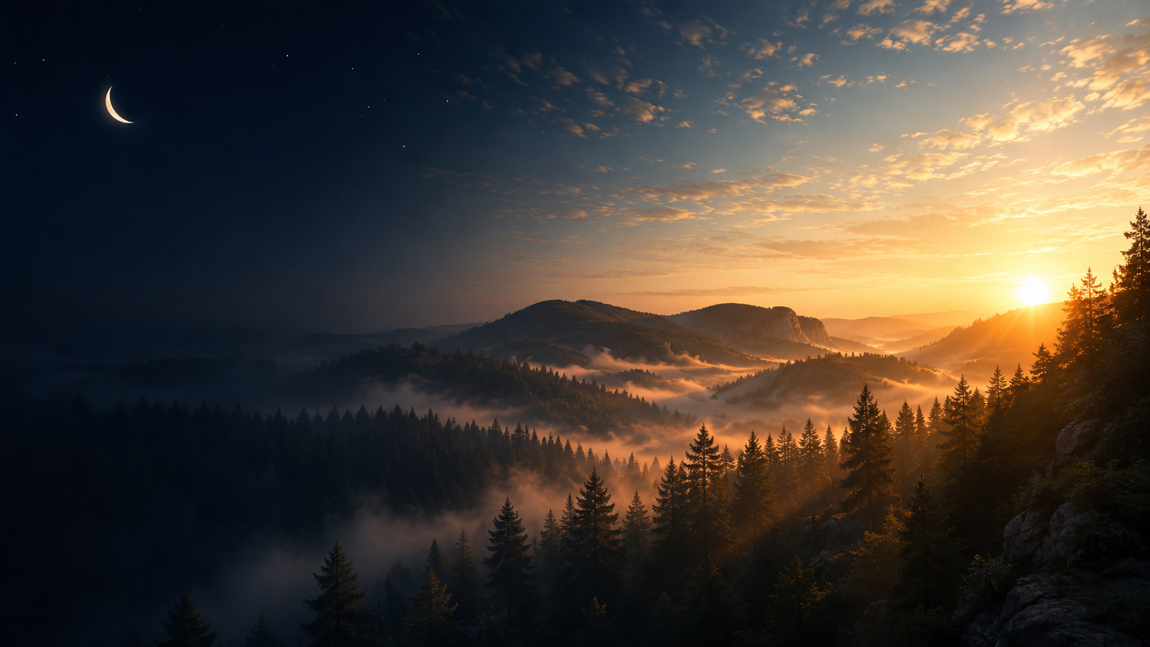 Ciel et nuit du Haut-Doubs, évocation