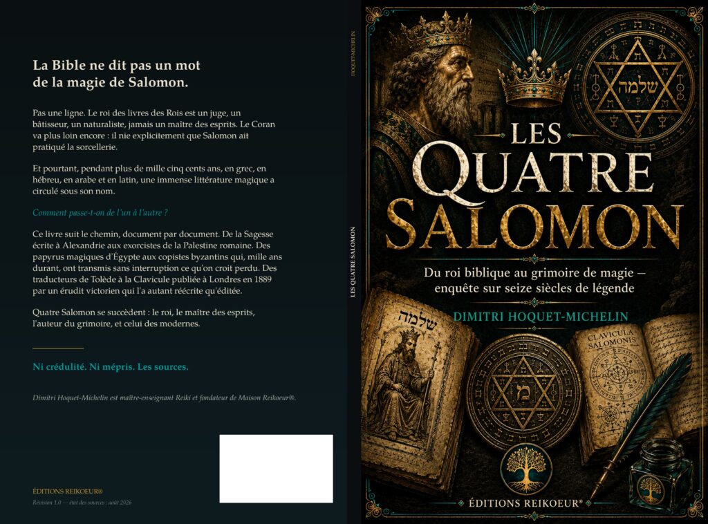 couverture recto et verso les quatre salomon editions reikoeur